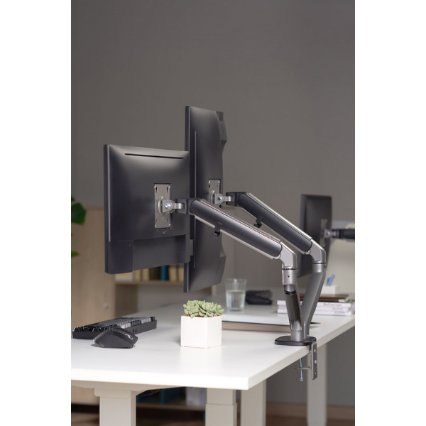 Кронштейн для мониторов Ultramounts UM735BL (черный/серый)