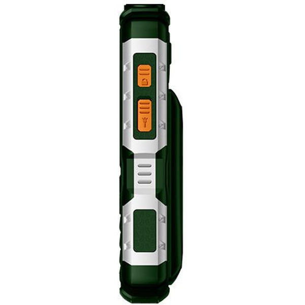 Мобильный телефон BQ-Mobile BQ-2430 Tank Power (зеленый/серебро)