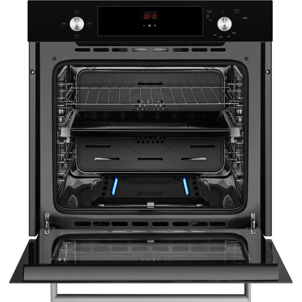 Газовый духовой шкаф Weissgauff WGO 706 D Black Glass