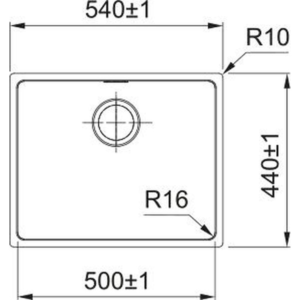 Кухонная мойка Franke FEX 210-50 127.0688.782