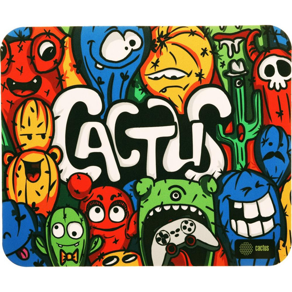 Коврик для мыши Cactus CS-MP-D03M Colorful Cacti