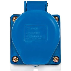Розетка стационарная наружная EKF 123 2Р+РЕ 32А 220В IP44 PROxima