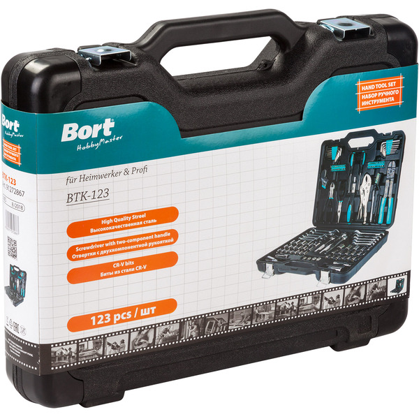 Универсальный набор инструментов Bort BTK-123 (91272867)