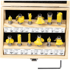 Набор фрез по дереву Kolner KMC 8/12