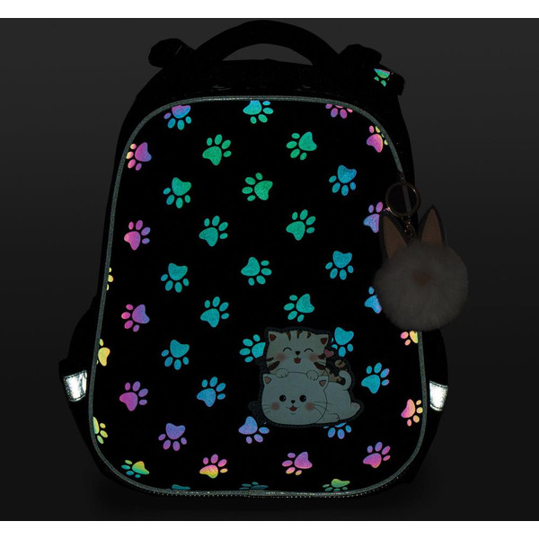 Ранец BRAUBERG LUMINOUS Paws 271366