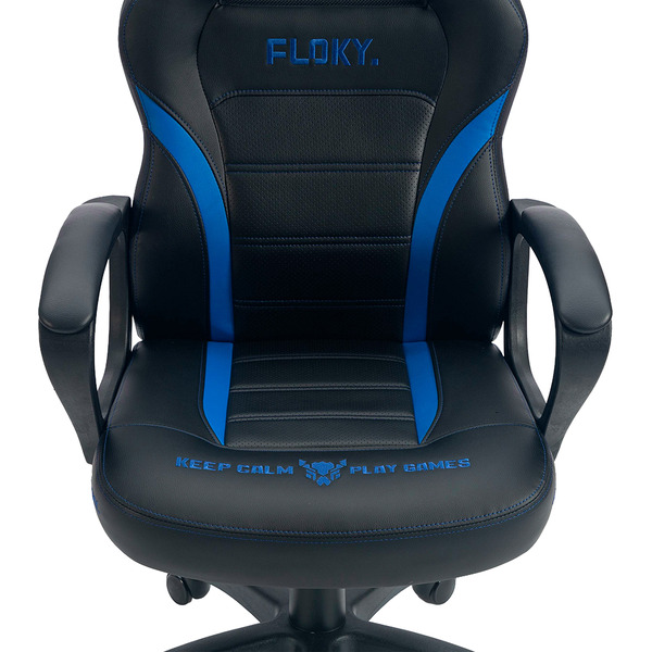 Кресло компьютерное FLOKY VIBE Blue-Black