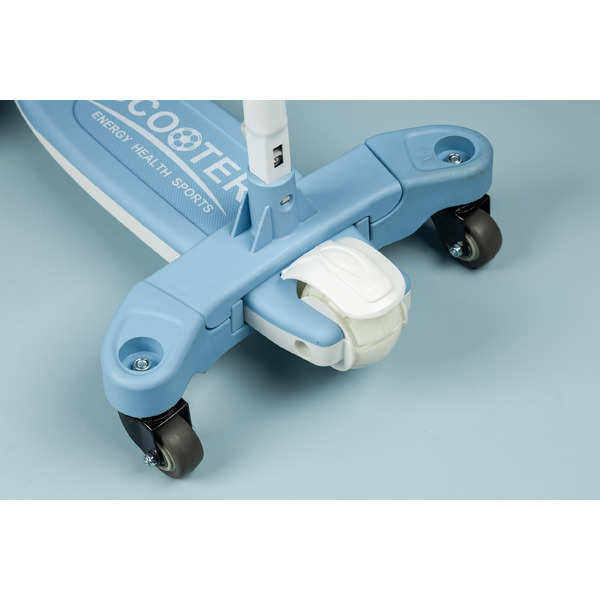 Самокат детский Ricos T-Rex JSCML603B (белый/голубой)