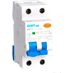Дифференциальный автомат Chint NB1L 1P+N C6 30mA AC 10kA 203104