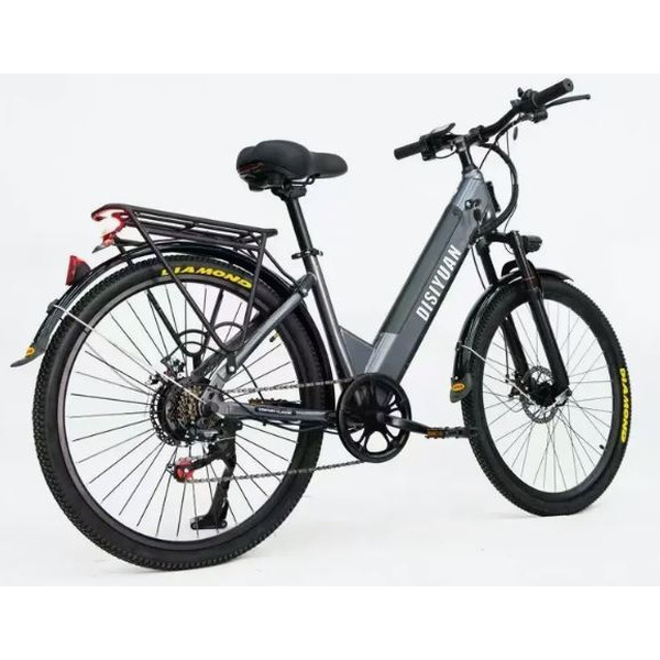 Электровелосипед AVM Grand 26 (серый)