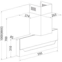 Вытяжка Haier HVX-W682CB