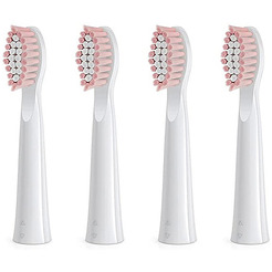 Насадки к зубным щёткам Fairywill EW11 (4шт, розовый)