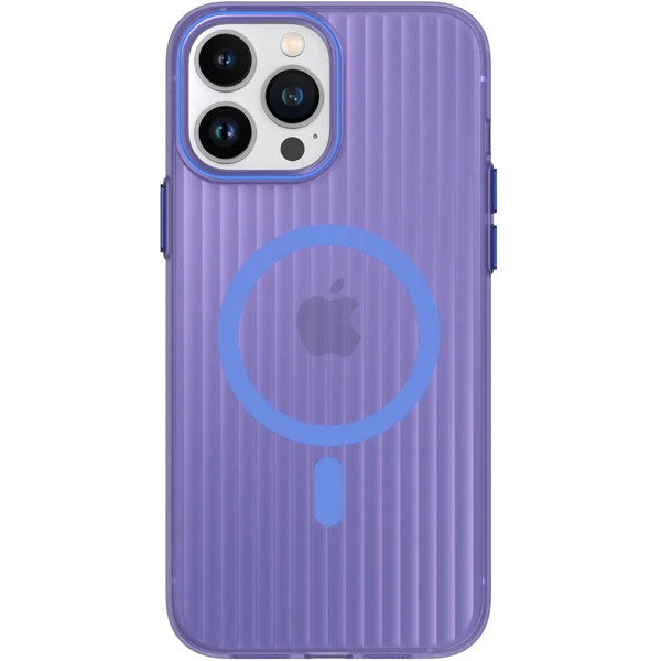 Задняя накладка CASE Translucent Strip Apple iPhone 13 Pro Max (синий)