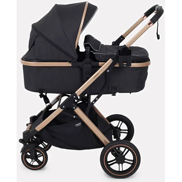 Универсальная коляска MOWbaby Jasper MB022 (3 в 1, черный)