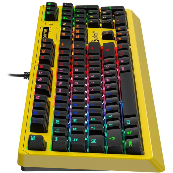 Клавиатура A4Tech Bloody B810RC (желтый)