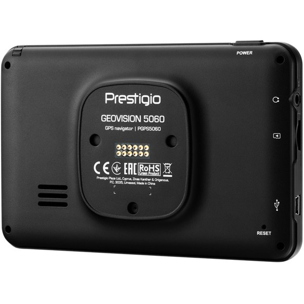 Комплект: GPS Навигатор PRESTIGIO GeoVision 5060 (PGPS506000004GB00) + Автомобильный видеорегистратор PRESTIGIO Roadrunner 140 (PCDVRR140)