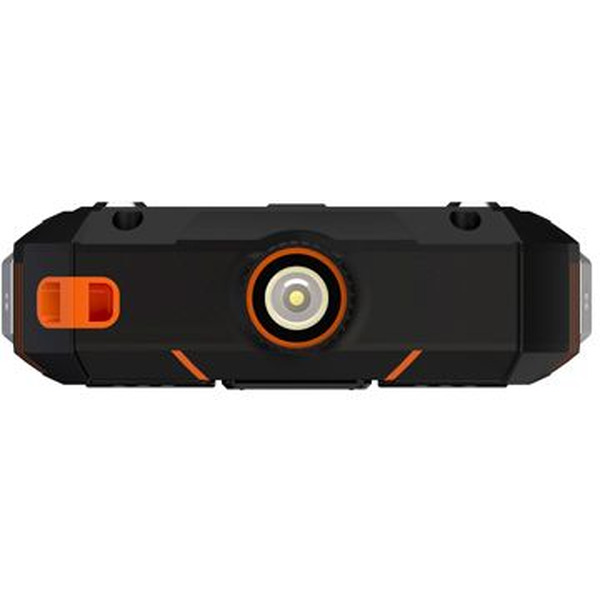 Мобильный телефон Maxvi R10 + ЗУ WC-112 (черный/оранжевый)