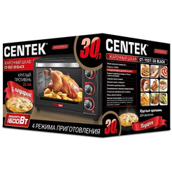 Мини-печь Centek CT-1537-30 (черный)