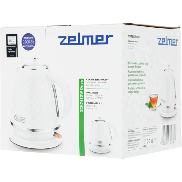 Электрический чайник Zelmer ZCK7635W