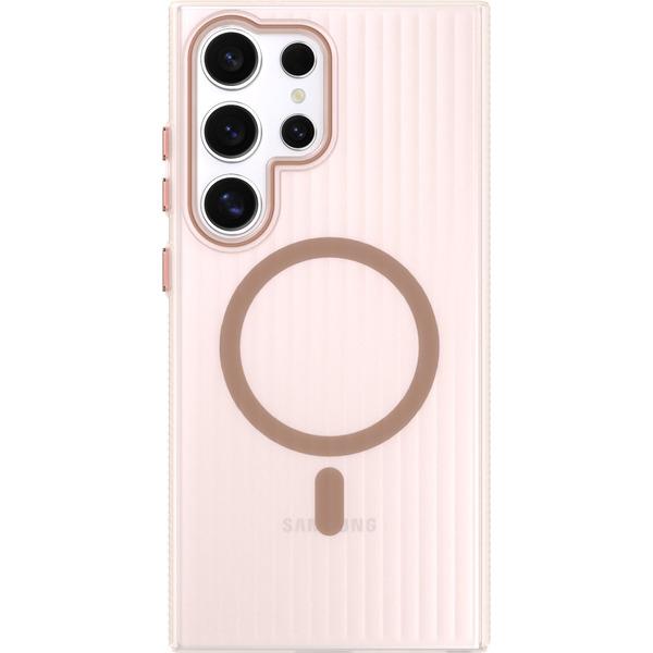 Задняя накладка CASE Translucent Strip Samsung Galaxy S24 Ultra, золотой