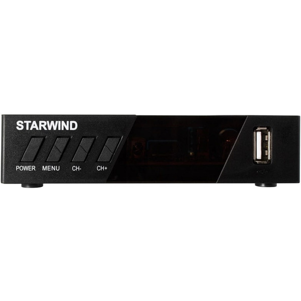 Ресивер DVB-T2 Starwind CT-140 (черный)