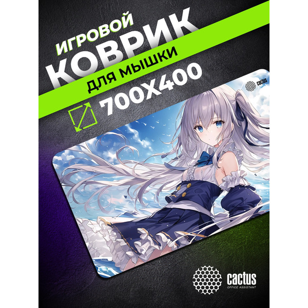 Коврик для мыши CACTUS Anime Blue CS-MP-PRO01XLL