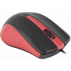 Мышь Oklick 225M (черный/красный)