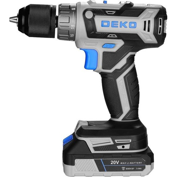 Дрель-шуруповерт Deko DKCD20-Li Set1 083-1117