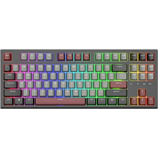 Клавиатура Royal Kludge RK-R87 Black/Gray/Red (Red switch)