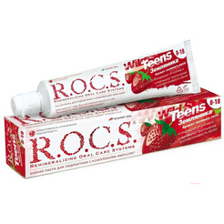 Зубная паста R.O.C.S. Teens Аромат знойного лета. Земляника (74г)