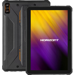 Планшет Horizont H-Tab 1 Shield 6GB/256GB LTE (черный/оранжевый)
