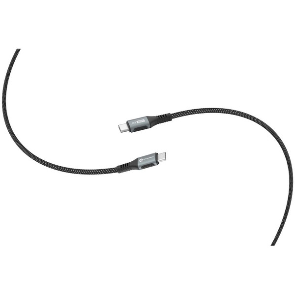Кабель ATOMIC URBAN USB-C - USB-C PD 60W, 1.2 м, черно-серый | 30.396