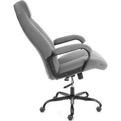 Кресло офисное Tetchair Boss metalBL (велюр, серый, 29)