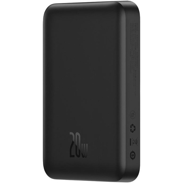 Внешний аккумулятор Baseus Magnetic Mini Wireless Fast Charge Power Bank 20W 20000mAh (черный)