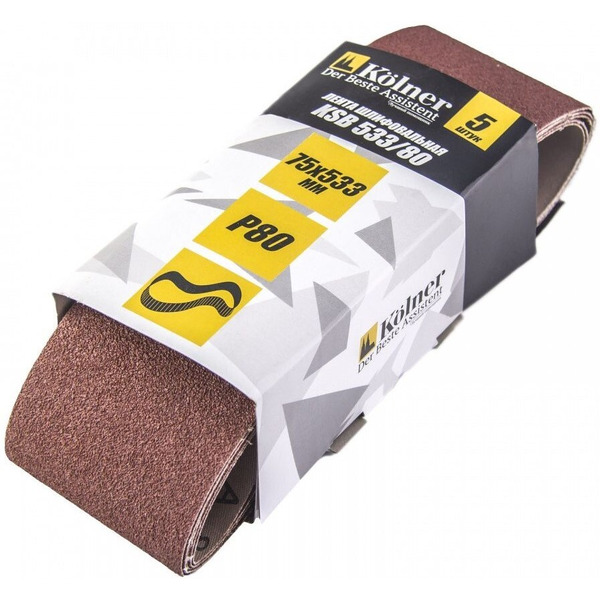 Лента шлифовальная Kolner KSB 533/80