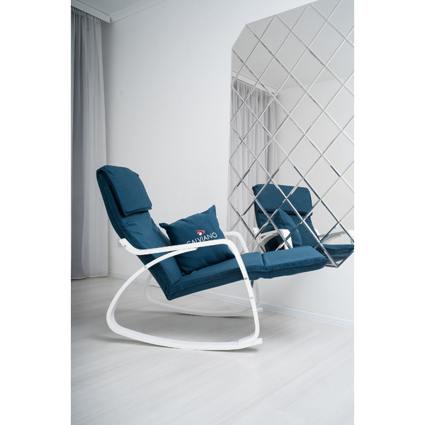 Кресло-качалка Calviano Comfort 1 (синий)