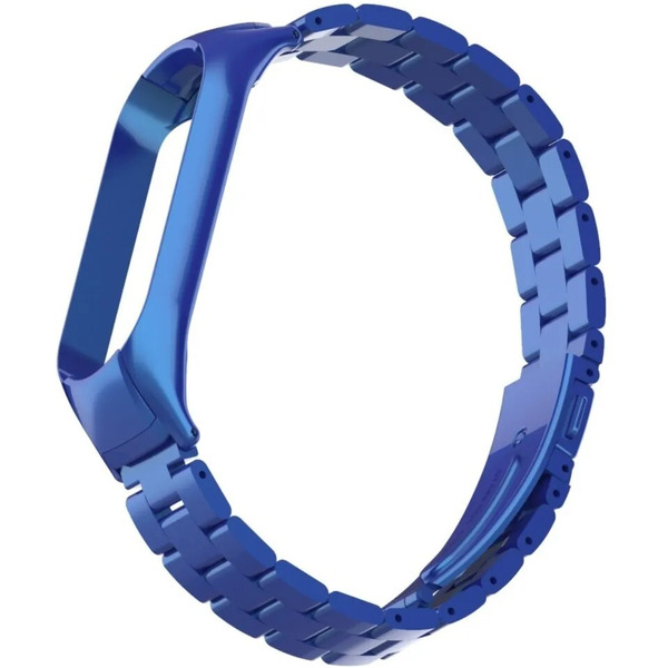 Ремешок Bingo Stainless для Xiaomi Mi Band 3/4 Синий