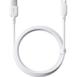 Кабель Baseus Silky Fast Charging Data Cable USB Type-A - USB Type-C 3A (2 м, белый)