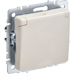 Розетка IEK Brite РСбш10-3-44-БрКр