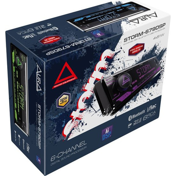 USB-магнитола Aura Storm-679DSP