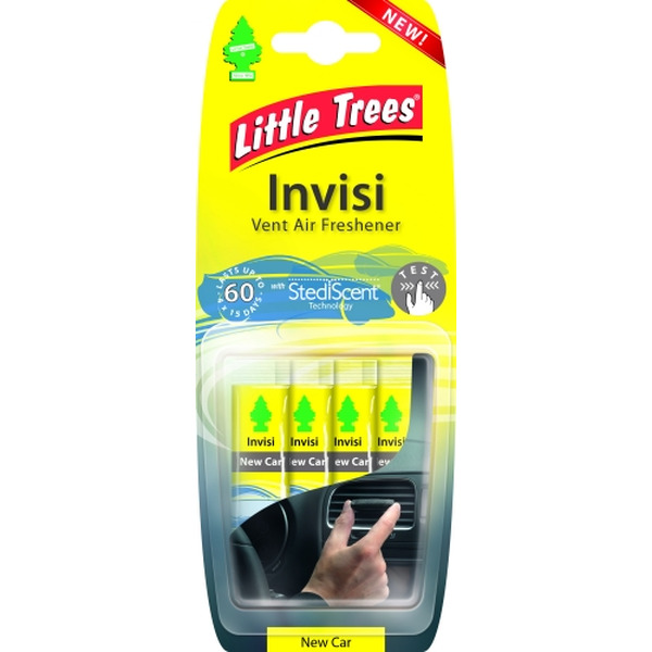 Ароматизатор-дефлектор для салона авто LITTLE TREES Invisi Новая машина