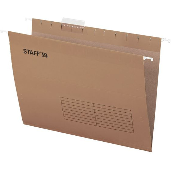 Папка подвесная Staff 270932 (10 шт, коричневый)