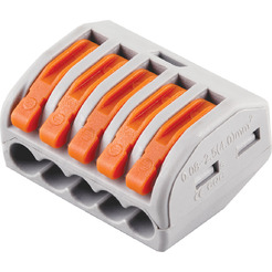 Строительно-монтажные клеммы 5-проводные Feron LD222-415 32398