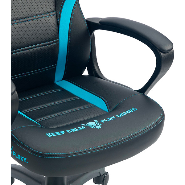 Кресло компьютерное FLOKY VIBE Aqua-Black