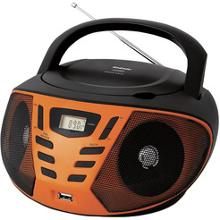 Магнитола BBK BX193U черно-оранжевая