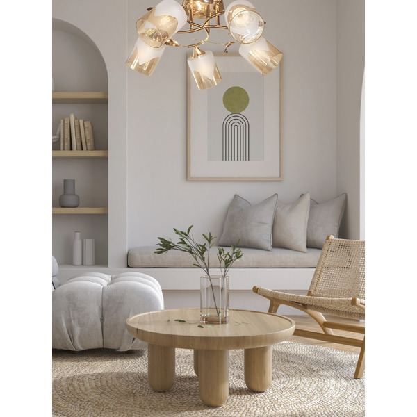 Люстра Aitin-Pro НПБ 02-5х60-101 6535/5 (золото)