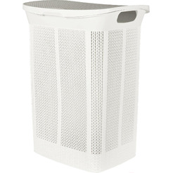 Корзина для белья Keeplex Ajur KL410111048 (белый)