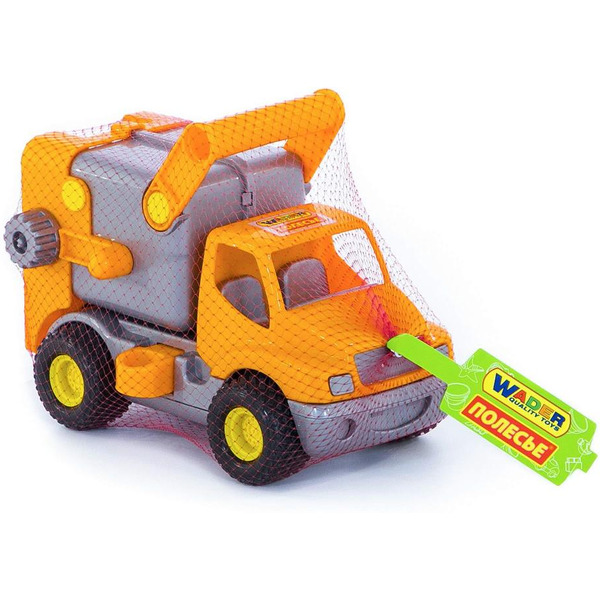 Автомобиль коммунальный Полесье  КонсТрак (оранжевый) (в сеточке) 0414