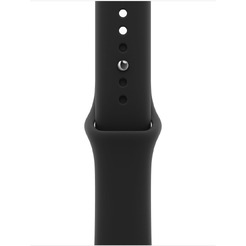 Умные часы Apple Watch Series 12 42 мм MJEA4X/A (алюминиевый корпус, черный/черный, спортивный силиконовый ремешок S/M)
