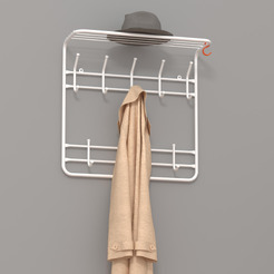 Вешалка ЗМИ 2х ярусная 60 ВСП8Б