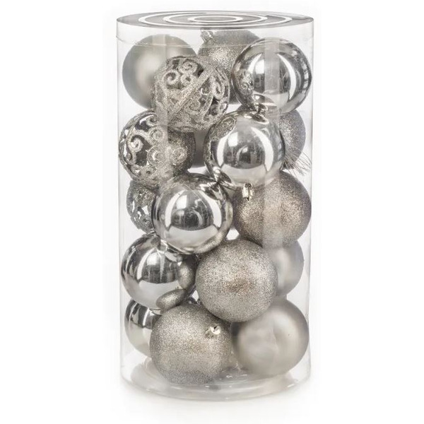 Набор новогодних шаров Ausini VT25-04018-2